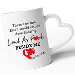 Gifts for Him Rude Funny Anniversary Romantic Men Valentines Gifts for Boyfriend Mug Cups Tea Coffee Mugs - Snoring - Love You So Much Husband