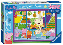 Ravensburger Peppa Pig Shopping - My First Floor Puzzle - 16 Piece Jigsaw Puzzles for Kids - Educational Toddler Toys Age 24 Months and Up (2 Years Old)