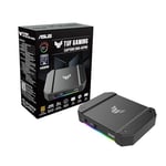 ASUS TUF Capture Box 4KPRO - Compatibilité HDMI 2.1, 4K jusqu'à 60 fps, 2K jusqu'à 120 fps et Full HD jusqu'à 120 fps, Plug-and-Play USB 3.2 Gen 2, Deux Prises Jacks de 3,5 mm, Certified OBS™, VRR