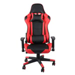 YO-TOKU Premium Computer Chair Racing Chair, Home Office Computer Gaming Exclusive Swivel Leather Chair (Color : Picture Color, Size : 70X70X127CM) Chairs Living Room Furniture