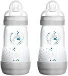 MAM Easy Start Self Sterilising Anti-Colic Baby Bottle Pack of 2 Design May Var