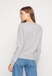 Women’s Calvin Klein Core Logo Sweatshirt Jumper Light Grey Heather Size 16-18