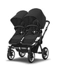 Bugaboo Donkey 5 Twin Extension Complete Pushchair (Midnight Black), Black