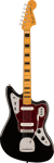 Fender Vintera II 70s Jaguar Electric Guitar, Black, Maple (NEW)