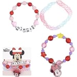 ARTESANIA CERDA Set of 3 Minnie Mouse Bracelets