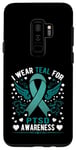 Coque pour Galaxy S9+ I Wear TEAL for PTSD Sensibilisation Support