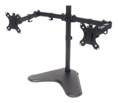 Universal Dual Monitor Stand with Double-Link Swing Arms, Holds Two 13