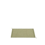 Muuto - Ply rug recycled polyester moss green 140x85cm - Plastmattor - Margrethe Odgaard - Grön