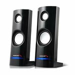Stereo Desktop Speakers Small Compact Loudspeakers Usb Powered For Pc Laptop