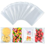 Cellophane Cookie Bags- 5*7 - 200 Pack Self Adhesive Candy Bags Treat Bags for Candy, Soap, Cookie, Valentine, Chocolates Treat Bags for Christmas, Halloween