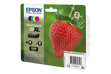 Epson 29XL Multipack - 4-pack - XL - svart, gul, cyan, magenta - original - bläckpatron