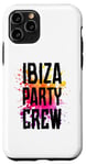 Coque pour iPhone 11 Pro Ibiza Party Crew Colorful | Vacation Team