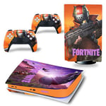 Autocollant Stickers de Protection pour Console Sony PS5 Edition Standard - - Fortnite (TN-PS5Disk-4285)