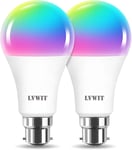 LVWIT 12W Smart Bulb B22, A70 Smart Life Bulb,100 Watt Equivalent,High 1521LM,