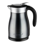 Vektra VEK-1501S Vacuum Insulated Environmentally Eco Friendly Easy Pour Cordless Kettle 1.5Litre, Silver
