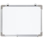 Whiteboard magnettavla + 12 färgade magneter - 60 x 45 x 2 cm