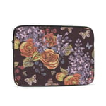 Laptop Case,10-17 Inch Laptop Sleeve Case Protective Bag,Notebook Carrying Case Handbag for MacBook Pro Dell Lenovo HP Asus Acer Samsung Sony Chromebook Computer,Vintage Spring Flowers Begonia 10 inch