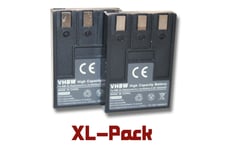 2 x batterie Li-Ion 650mAh (3.6 V) pour Canon séries Powershot, Digital, par ex. Ixus i5, Ixus Digital 700, 750, etc., remplace la batterie type NB-3L
