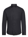 Bs Pavarotti Super Slim Fit Shirt Tops Shirts Business Black Bruun & Stengade