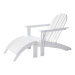 Cinas Adirondack Solstol Vit