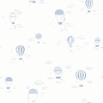 Once Upon A Time 2 Balloons in the Clouds Bleu Doux