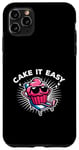 Coque pour iPhone 11 Pro Max Cake It Easy Cute Cupcake Pun Vacay Mode Vacances d'été