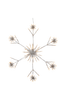 Star Trading Siluett Flower Snowflake 60cm Vit 60