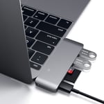 Satechi Hub Combo en Aluminium Type-C USB 3.0 3-en-1 avec Port USB-C - pour Macbook Pro/Air M2/M1,iPad Pro/Air M2/M1,Mac Mini M2,
