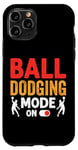 iPhone 11 Pro Funny Dodgeball game Design for a Dodgeball Player Case