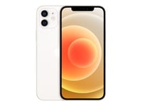 Apple Iphone 12 - 5G Smartphone - Dual-Sim / Internminne 128 Gb - Oled-Skärm - 6.1" - 2532 X 1170 Pixlar - 2 Bakre Kameror 12 Mp, 12 Mp - Front Camera 12 Mp - Vit
