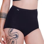 Sloggi Trosor 3P Basic Plus Maxi Colored Ljusblå/Vit bomull 50 Dam