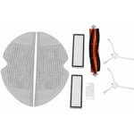 Tlily - Kit de PièCes de Rechange 8 PièCes pour Xiaomi Mijia 1C Accessoires de Robot Rouleau LatéRal Filtre hepa Brosse Principale Vadrouille