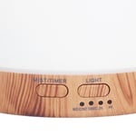 300ml Essential Oil Diffuser W/Color Changing LED Light Wood Grain Humidifier UK