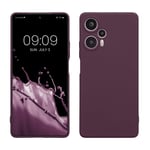 Matte TPU Case for Xiaomi Poco F5 5G - Bordeaux Violet