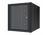 Efb Elektronik 691912Ts.80, Väggmonterad Rack, 12U, 80 Kg, Svart