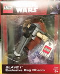 Lego Star Wars Slave I Bag Charm/Keyring 852246 RARE (2008)