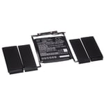 vhbw Li-Polymère batterie 4300mAh (11.4V) noir pour ordinateur portable laptop notebook Apple Macbook Pro "Core i5" 3.1 13" Touch/Mid-2017