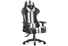 High Back Racing Office Computer Chair Ergonomic Video Game Chair with Height Adjustable Headrest and Lumbar Support for Adults Teens Gamer