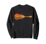 Guitar Lake Shadow Moonlight Guitar Player Rock Music Lover Sweatshirt
