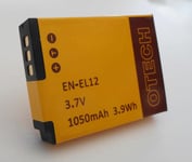 Batterie Li-Ion haut de gamme de marque Otech® pour Nikon Coolpix S6300