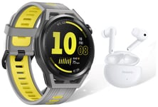 HUAWEI Huawei GT Runner Smart Watch + Freebuds 4I - Grey Large