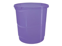 Esselte Colour'Breeze - Avfallskorg - 14 L - handtag - plast - genomskinlig lavendel