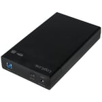 Logilink LogiLink Boîtier pour disque dur SATA 3,5', USB 3.0, noir