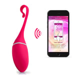 G-spot Vibrator Smartphone Controlled Sex Toy For Couples Realov Irena I - Pink