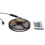 LED-slinga med Fjärrkontroll - RGB - 5 Meter