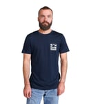 ELSK Cube Wool T-shirt Men Dark Navy-100 XXL - Fri frakt