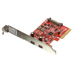 Lindy Carte PCIe USB 3.1, 2 Ports