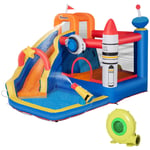 Kids Bouncy Castle with Slide, Trampoline, Pool, Water Gun