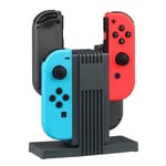Chargeur Pour Nintendo Switch Manettes Joy-Con, Support De Chargeur 4 En 1 Pour Switch Joy-Con Avec Indication Led Scb86