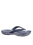 Crocs Men's Crocband Flip Flop - White, Navy, Size 10, Men